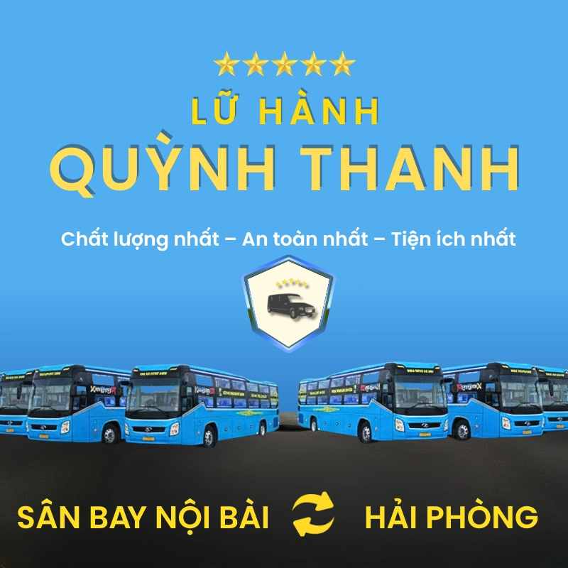 Đặt xe sân bay Nội Bài <-> Hải Phòng